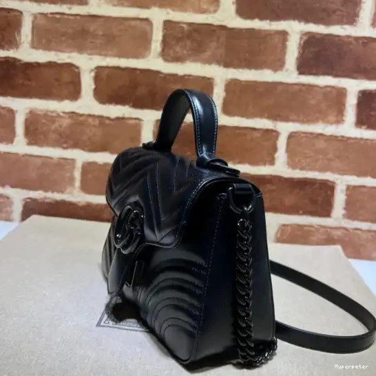 Hyper Peter GUCCI Marmont top mini handle bag GG 0508